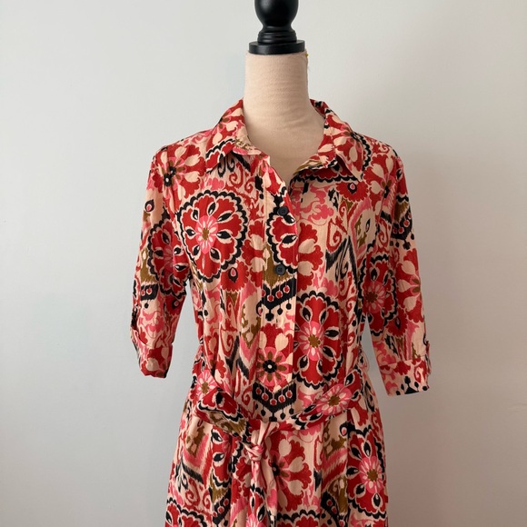 ✨ ZARA The Alessi Dress Bold Floral Maxi NWT Size L ✨ - Picture 2 of 13